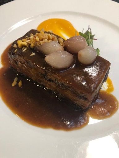 Plat: Lingot de xai amb la seva salsa